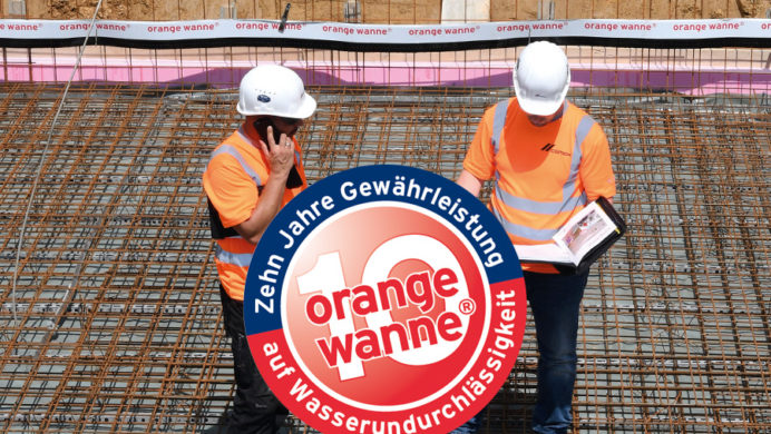 TB-Huetten orange wanne